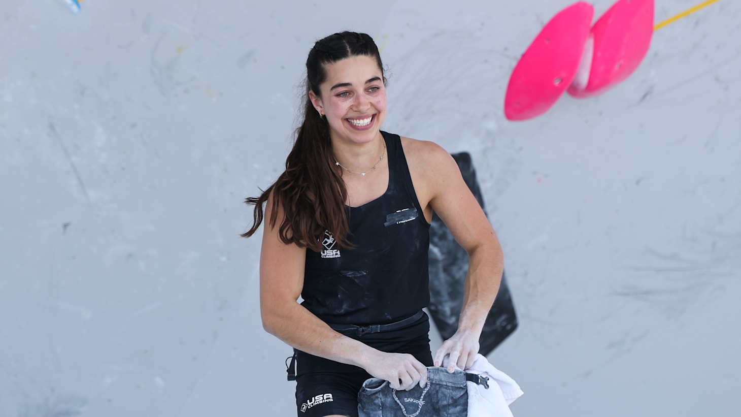 Olympic Qualifier Series Shanghai Boulder & Lead final: Brooke Raboutou ...