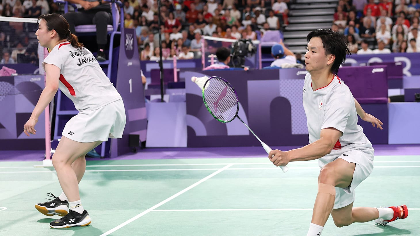 混合ダブルスのワタガシペア、準決勝で敗れ3位決定戦へ…女子単では山口