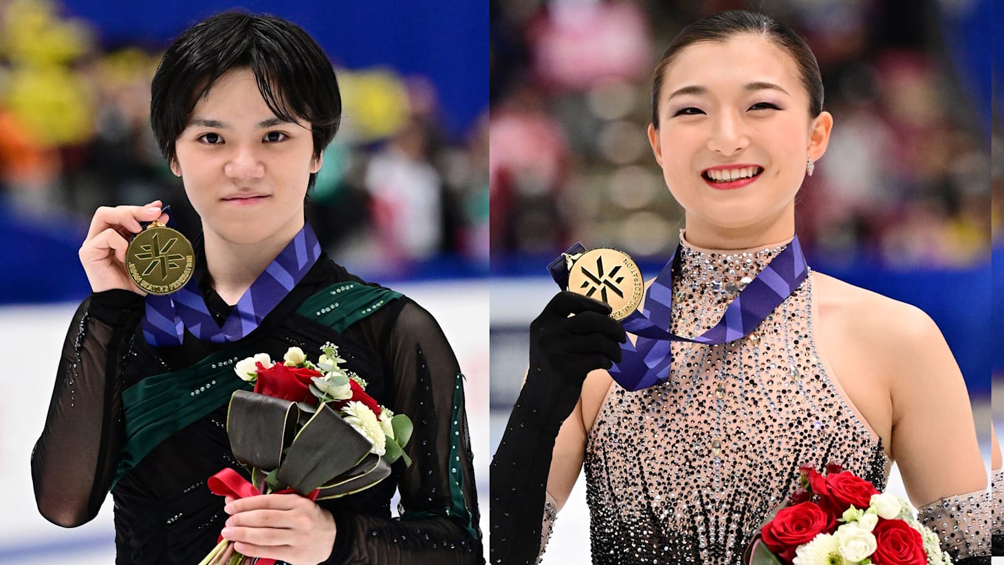 宇野昌磨、坂本花織、山本草太、三原舞依　　2023年 宇野昌磨、坂本花織、山本草太、三原舞依 2023年 宇野昌磨、