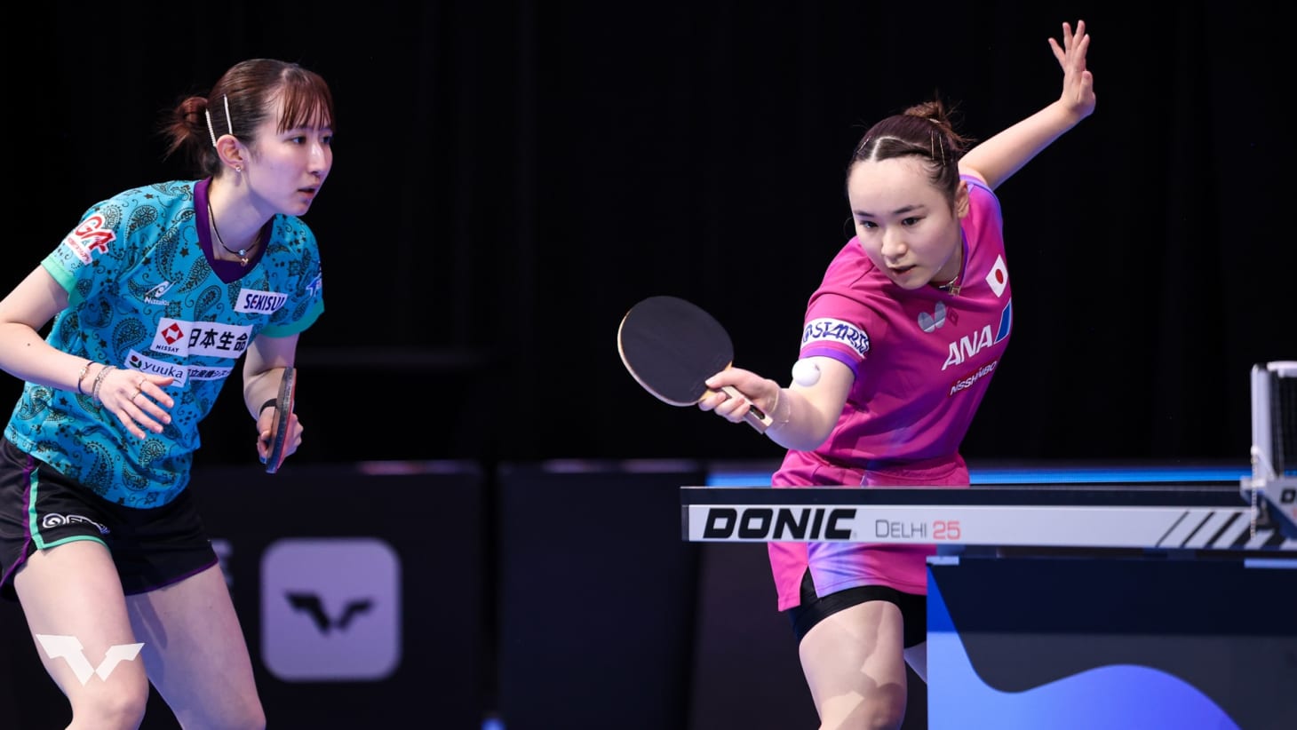 卓球「みまひな」「みわほの」が初戦で激突！日本女子ダブルス対決で