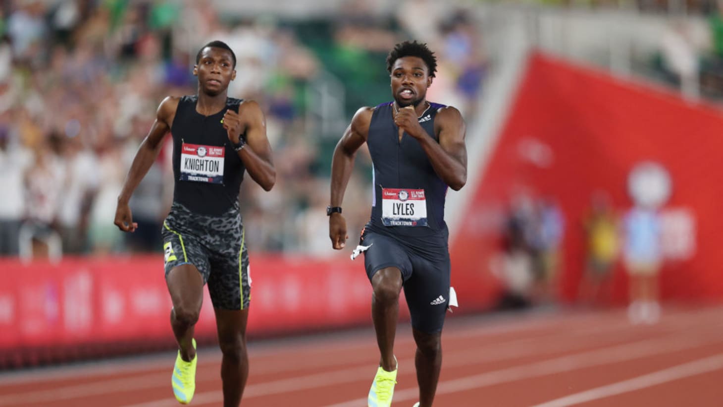 Jerome Blake stuns Erriyon Knighton and Noah Lyles in the 100m at the ...