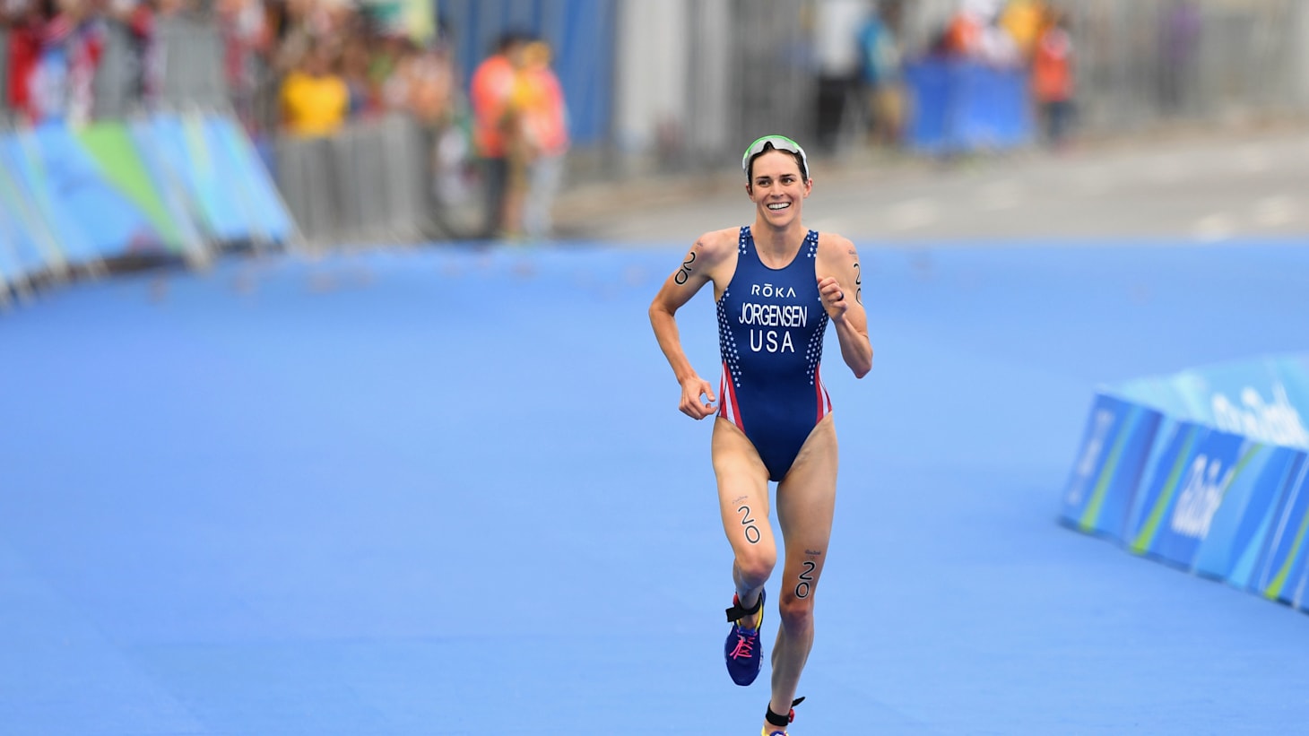 Rio 2016 triathlon gold medallist Gwen Jorgensen: 