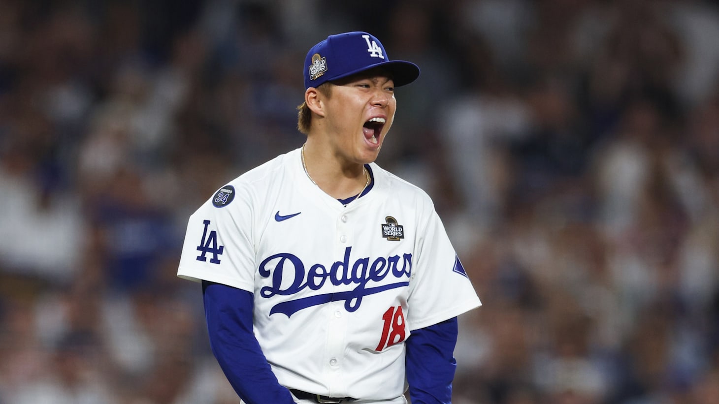 山本由伸が7回途中1失点で勝利投手…ドジャースが連勝も大谷翔平が左肩