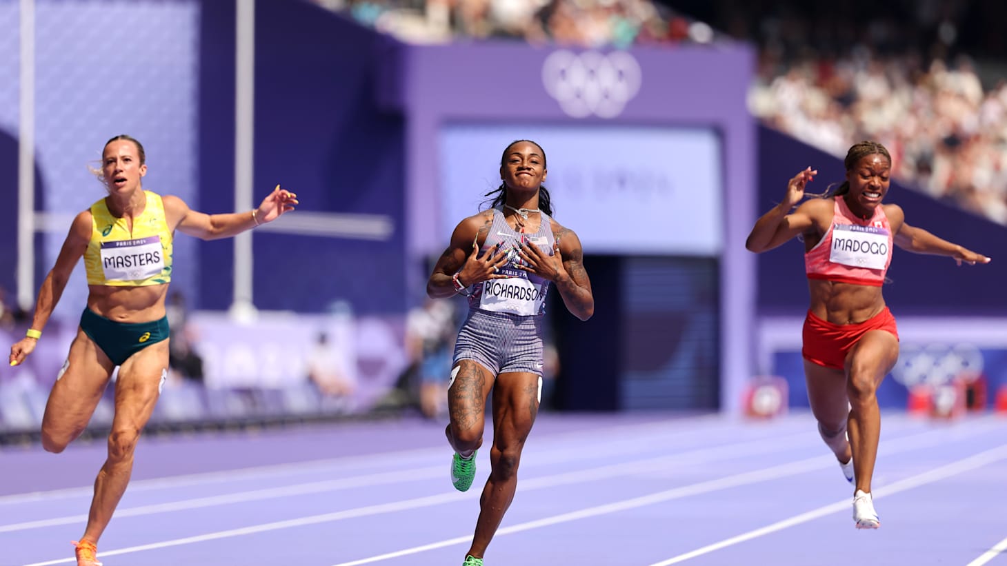 Paris 2024: A world record, a dancing crowd and that glorious purple ...