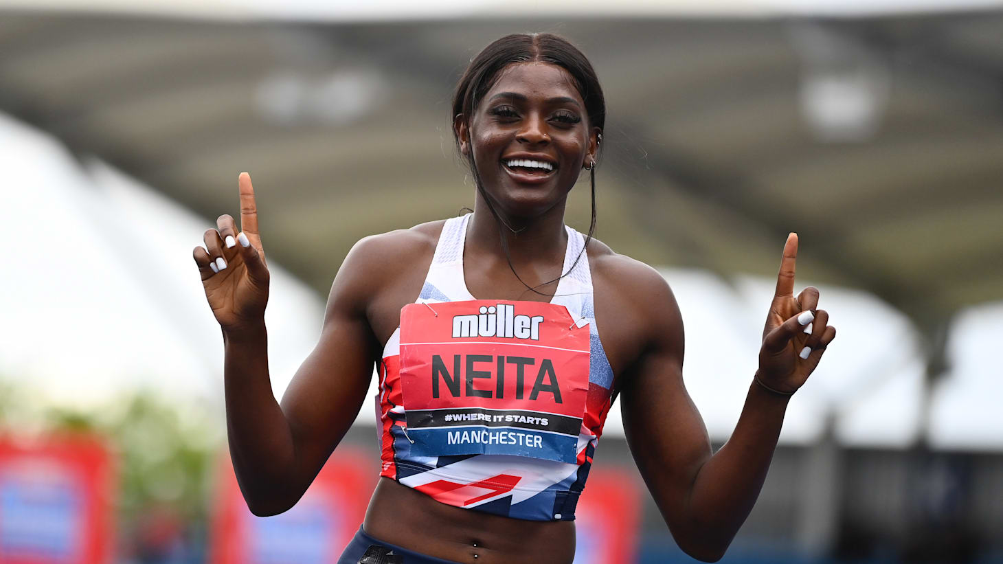 Find out how the Olympic finalist powered to the 200m win after topping ...