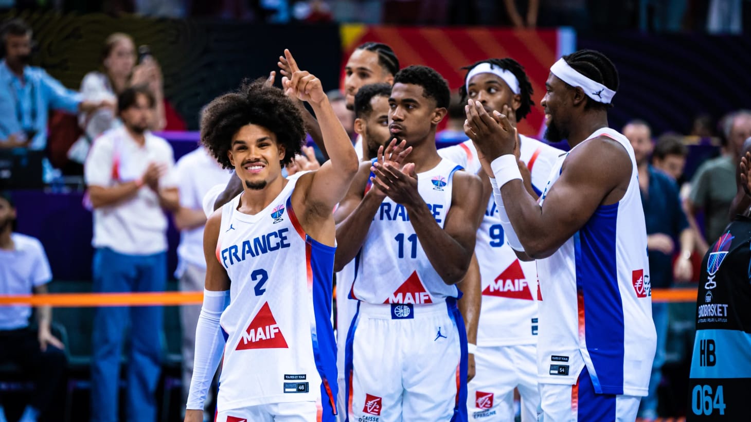 La France lors de l’EuroBasket 2025