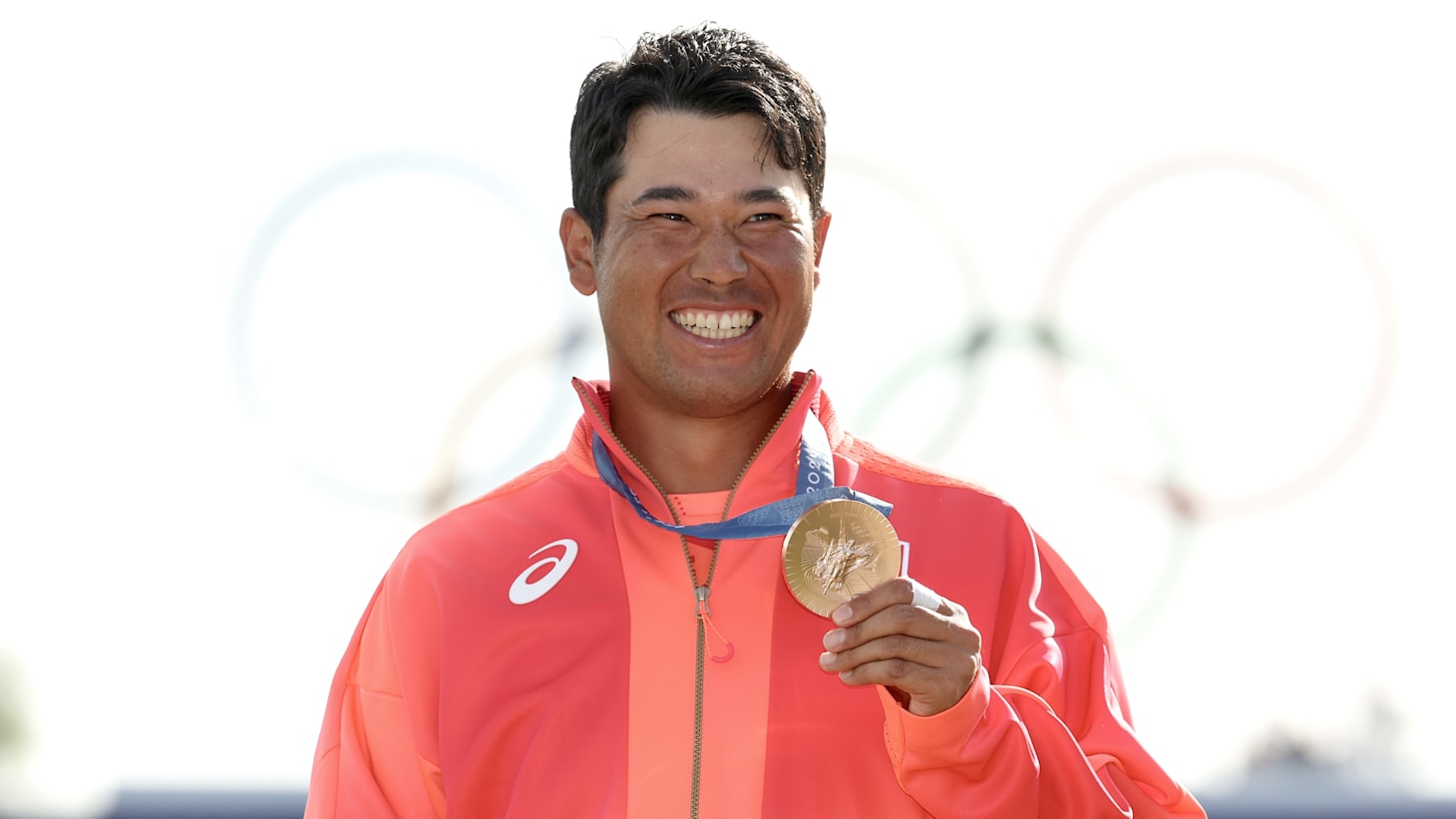 N*B様 レア！２０２４パリ五輪　銅メダル松山英樹直筆サイン入ピンフラッグ　マス 松山英樹がパリ2024銅メダル報奨金を日本ゴルフ協会に寄付選手強化