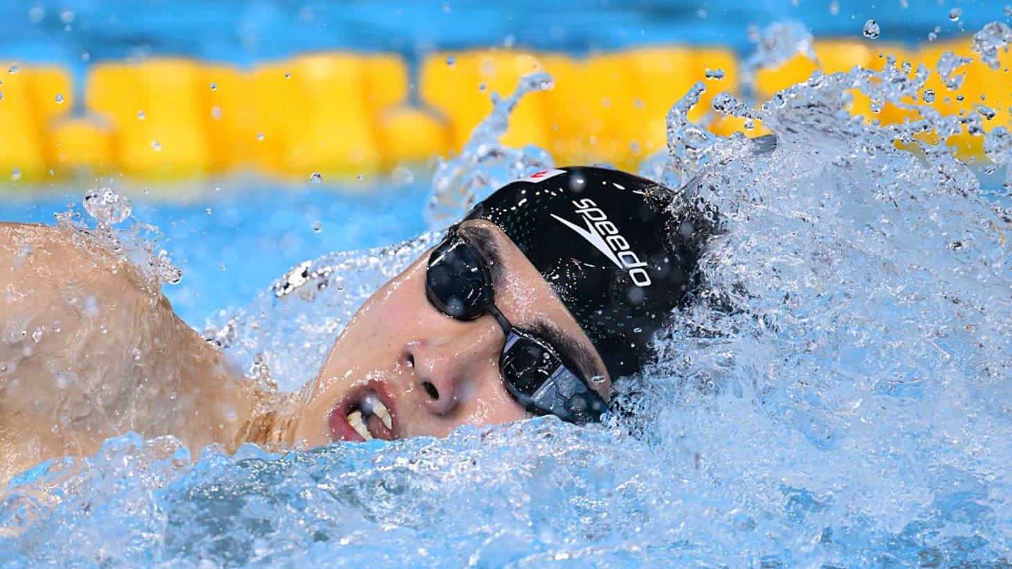Hwang Sunwoo (KOR) swimming men's 200m freestyle