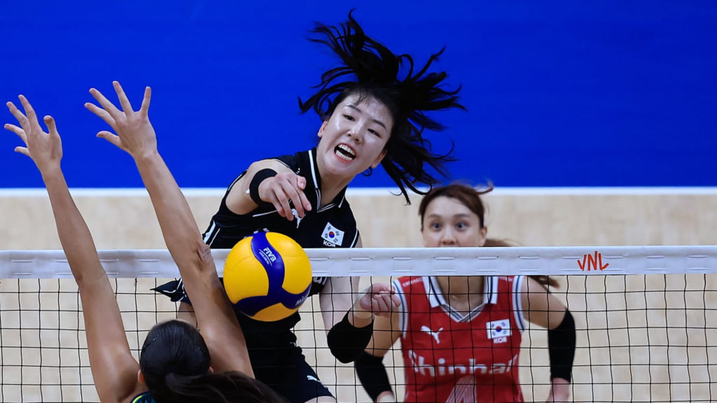 여자 배구 2024 VNL: 대한민국 0-3 브라질
