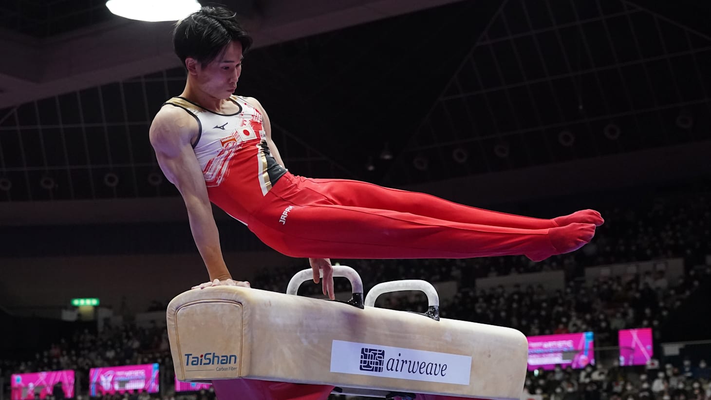 体操】世界選手権種目別決勝：男子あん馬で萱和磨、男子ゆかで南一輝が