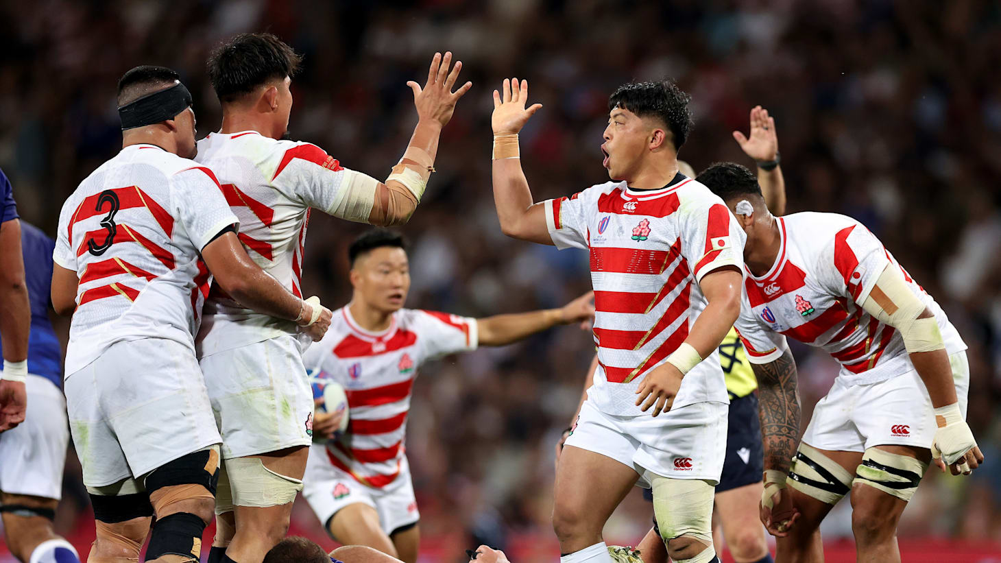 ラグビーワールドカップ2023 スポーツスカーフ　日本対サモア戦会場限定 ラグビーワールドカップ2023 スポーツスカーフ 日本対サモア戦