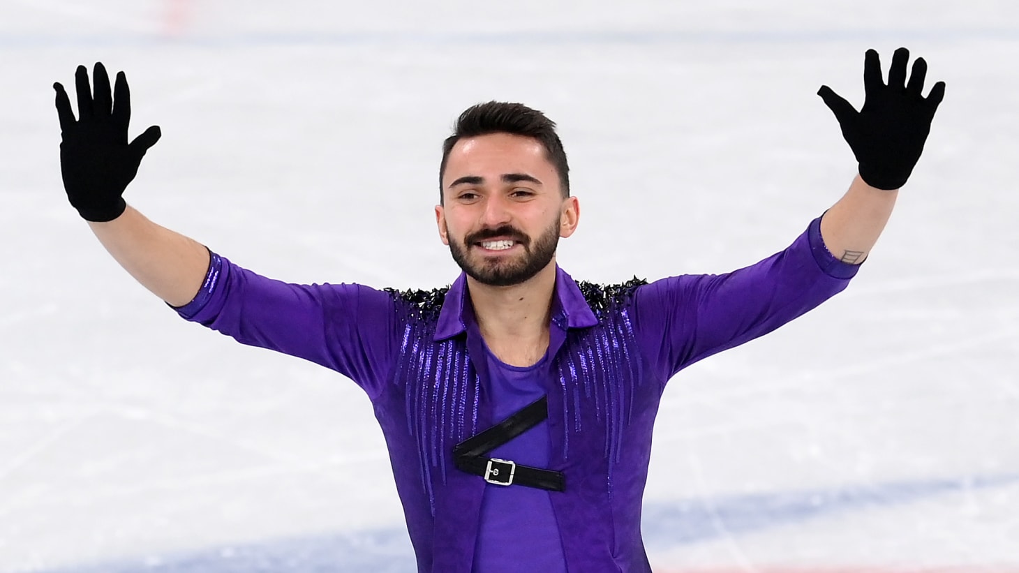 Kevin Aymoz of Team France reacts