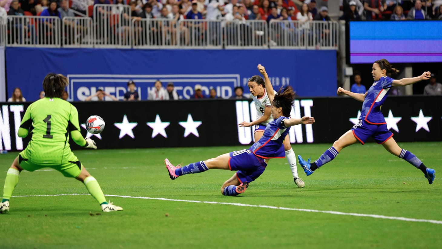 サッカーアメリカ合衆国女子代表 対 なでしこジャパン(01)