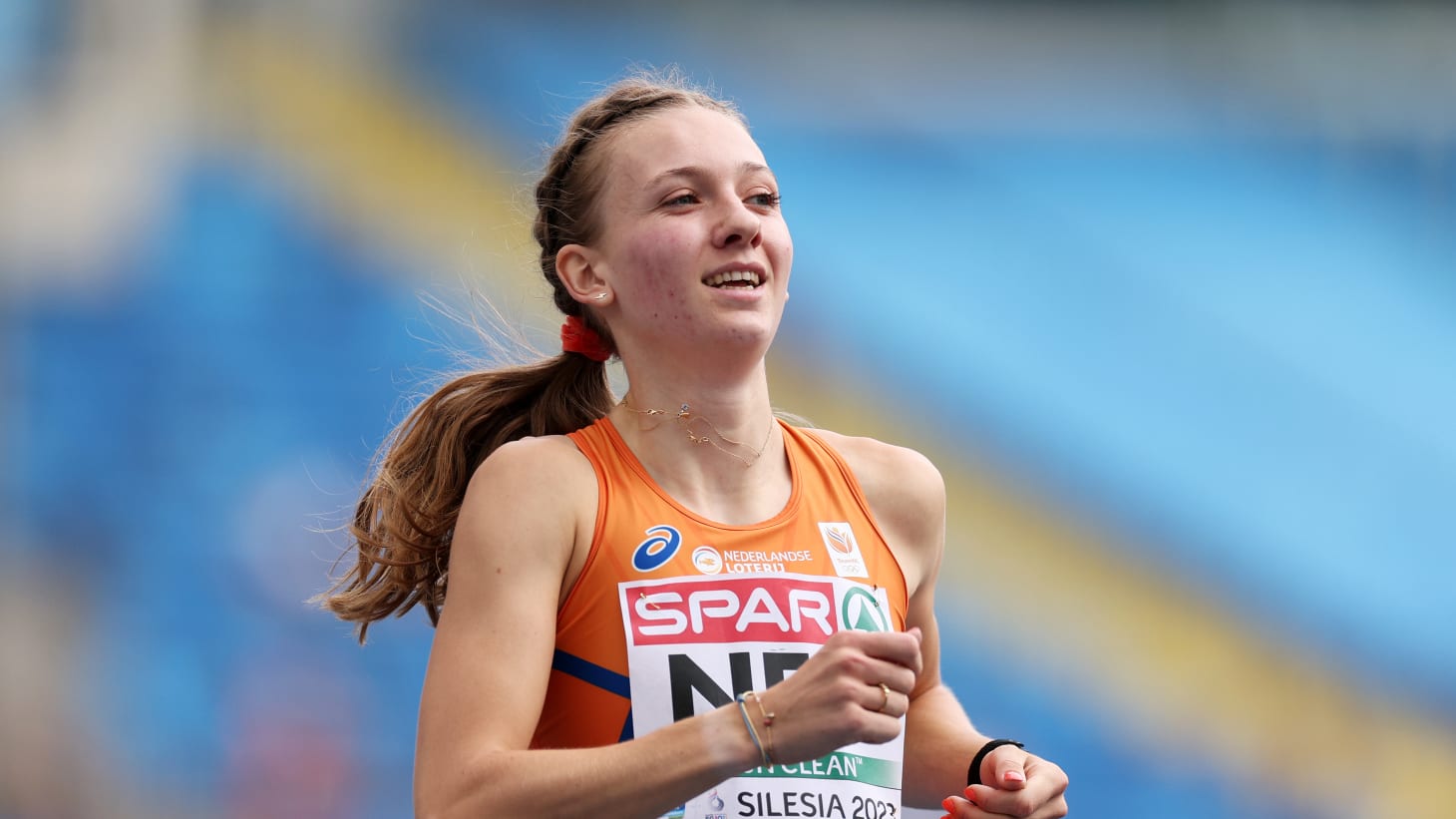 Femke Bol finished first for Team Netherlands in the women's 400m at the 2025 European Athletics Team Championships in Madrid.