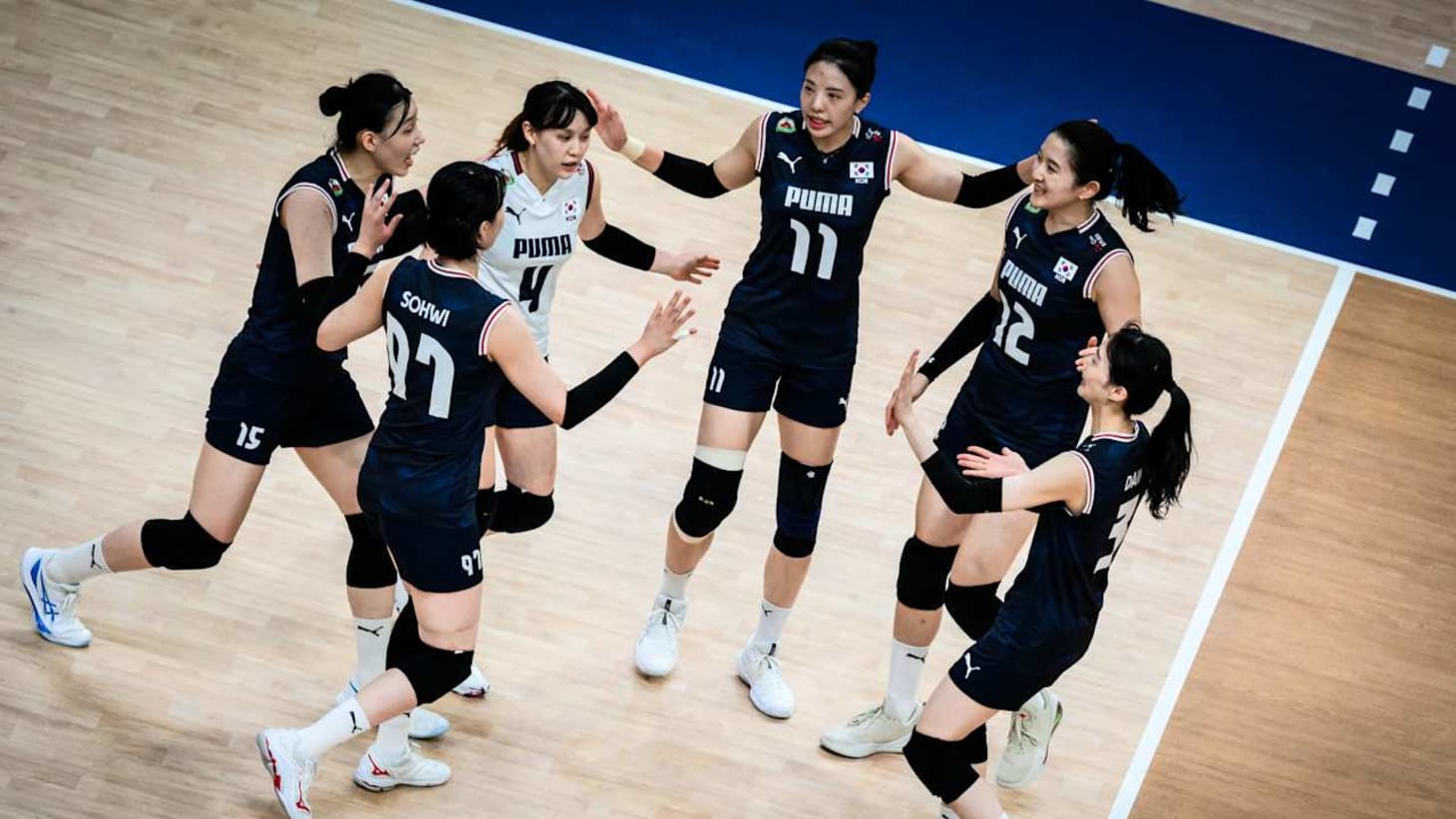 여자 배구 2025 VNL: 대한민국 1-3 벨기에