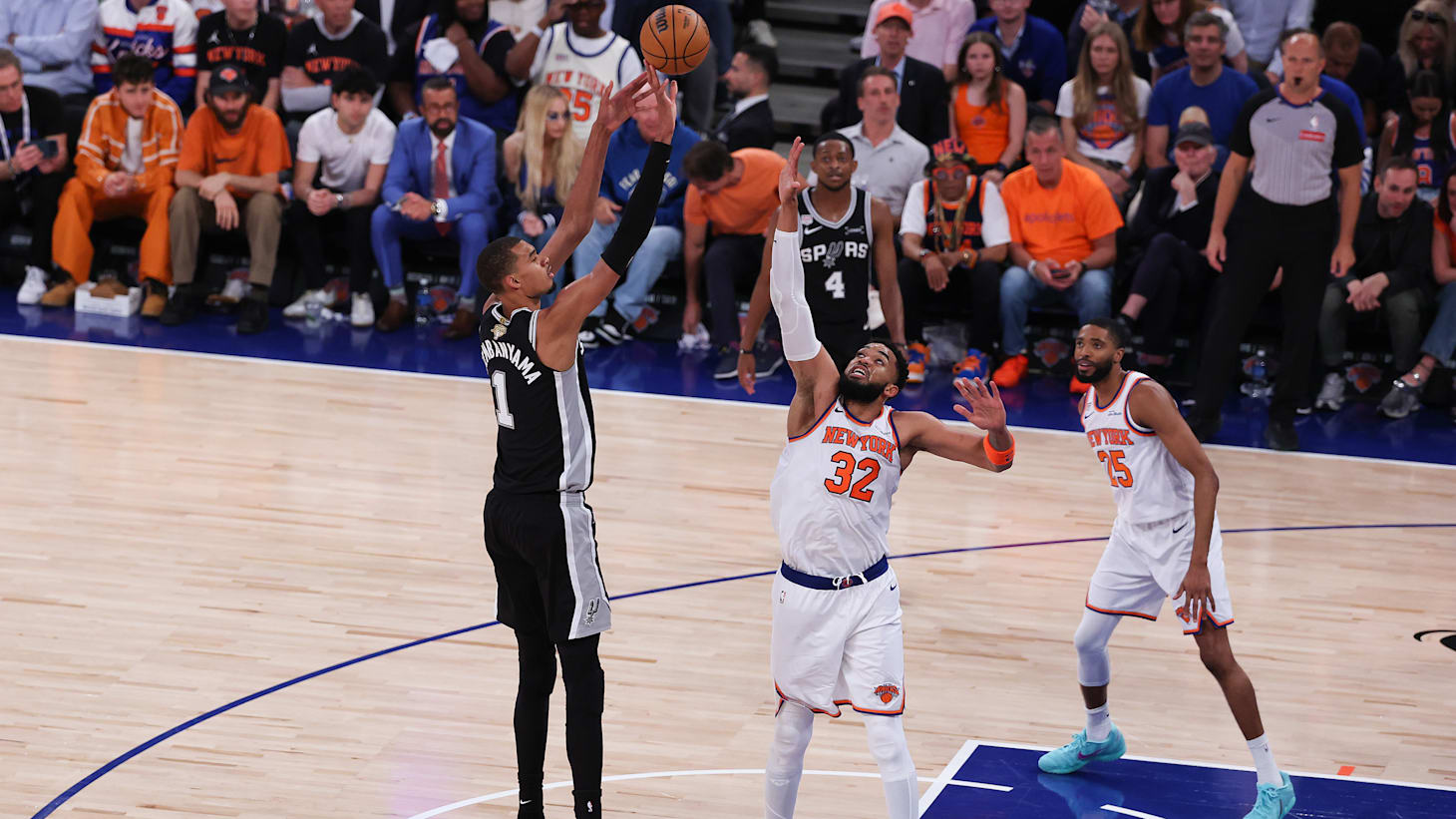 NBA Finals 2026: Wembanyama leads San Antonio to first win of the series  against New York Knicks