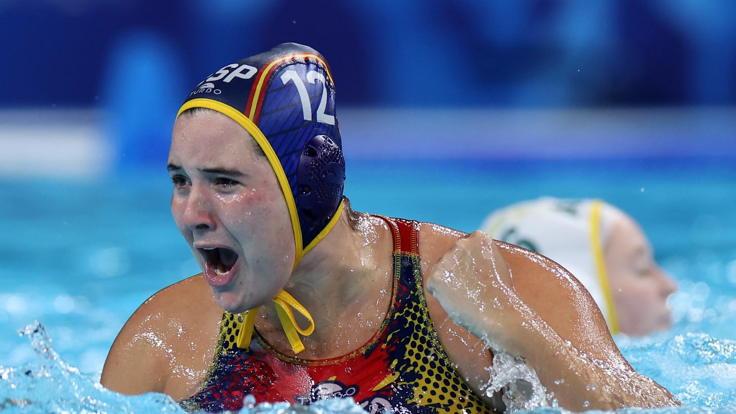 Paula Leitón, en la final de waterpolo de los Juegos Olímpicos de París 2024 entre Espa?a y Australia