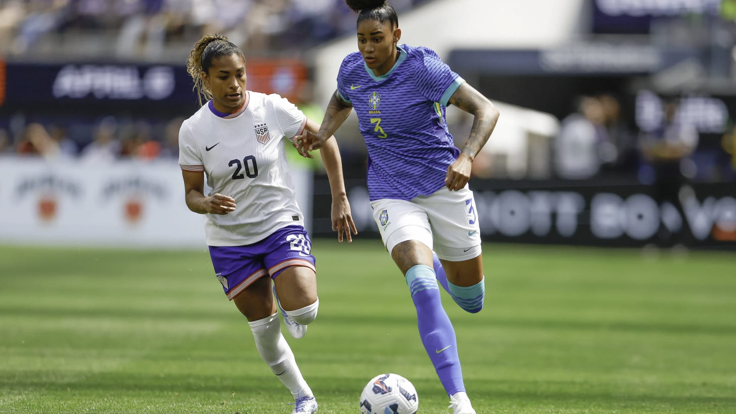 USWNT v BRA, April 5th, 2025.
