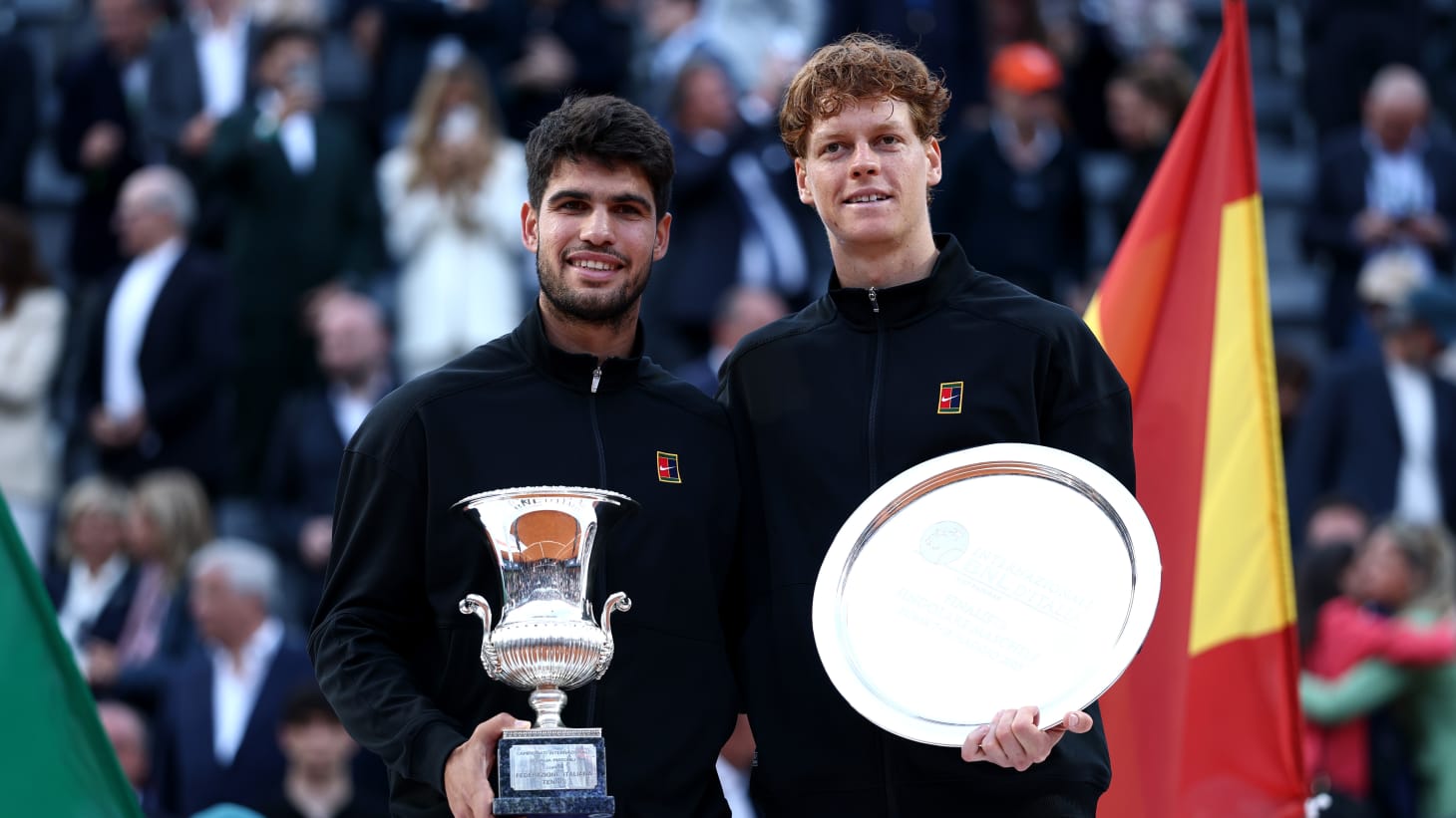 Jannik Sinner vs Carlos Alcaraz, French Open 2025 men's singles final ...