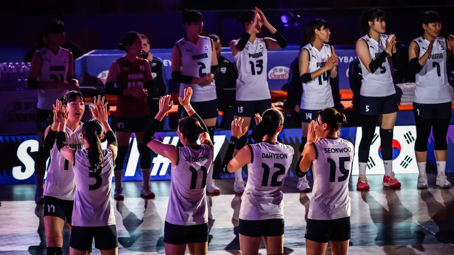 여자 배구 2025 VNL: 대한민국 0-3 미국