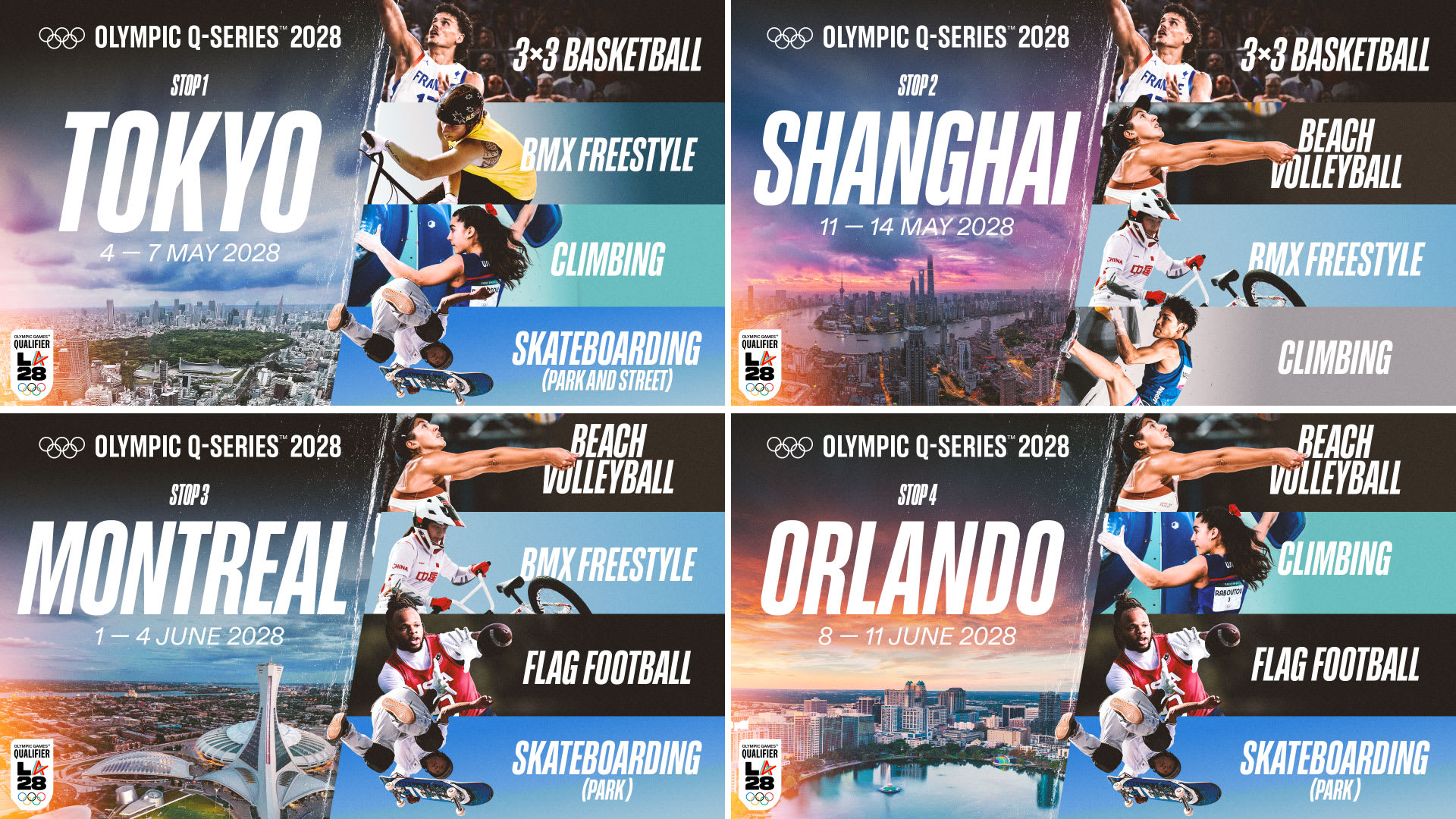Olympic Q-Series 2028 Orlando poster or cover