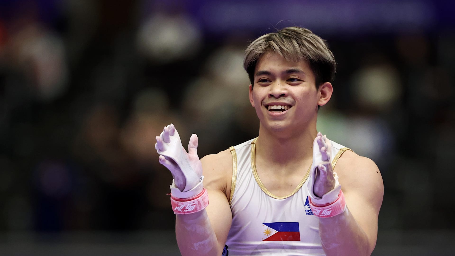 Carlos Yulo wins Asian Games gold floor exercise vault