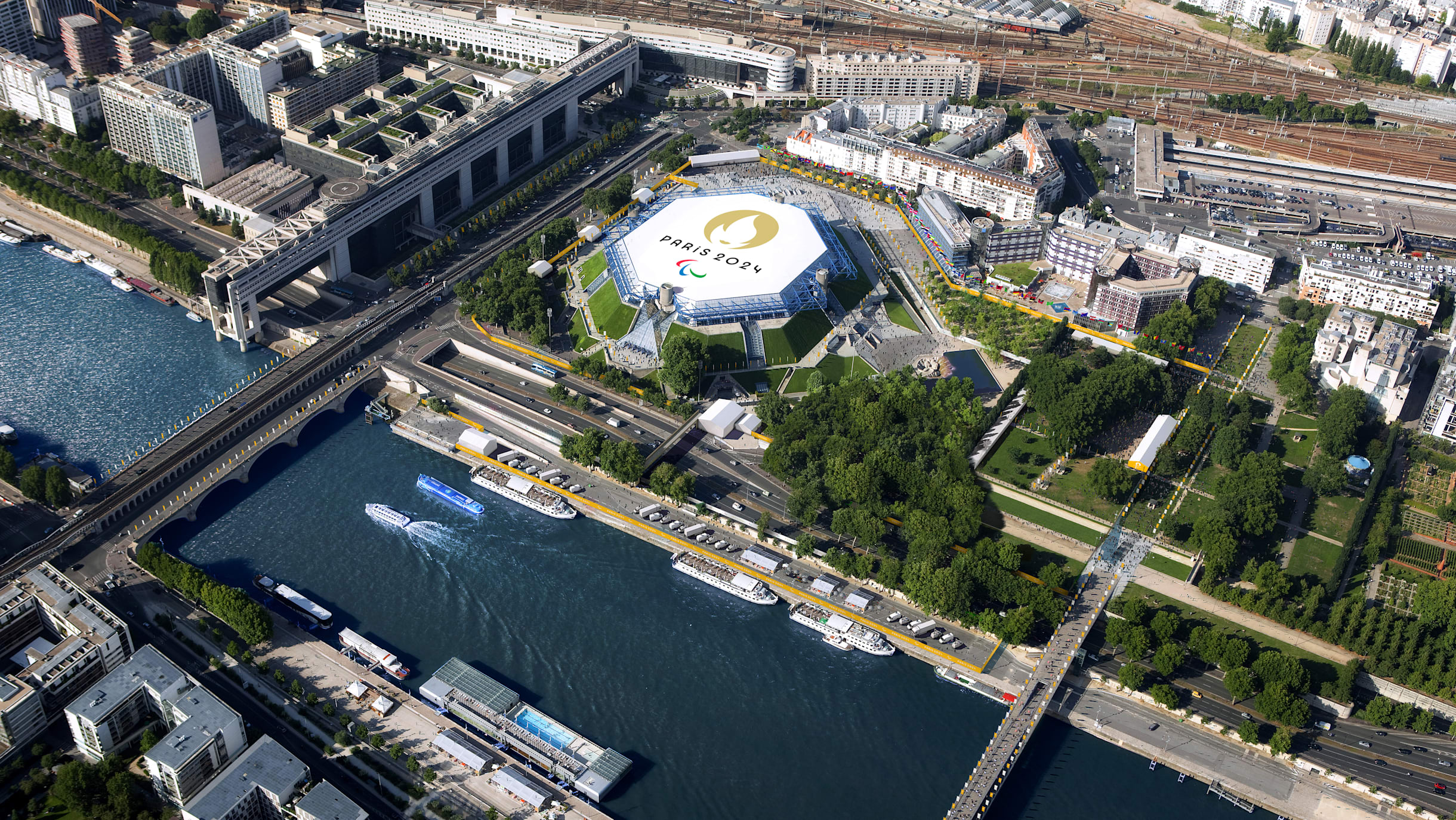 Bercy Arena utanför Paris