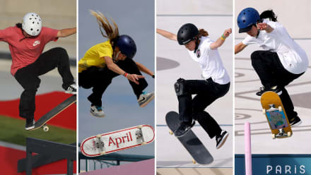 スケートボード吉沢恋、中山楓奈、西矢椛などのメダリストからクロエ