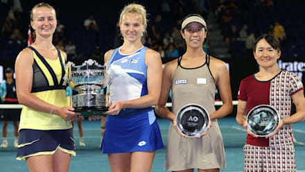 青山修子／柴原瑛菜は準優勝…クレイチコバ／シニアコバが連覇｜全豪OP