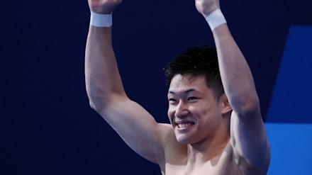 寿＊【パリ五輪2024玉井陸斗選手銀メダル獲得着用モデル】ミズノ　S 玉井陸斗、飛込で史上初の銀メダル！ パリ2024飛込男子10m高飛込