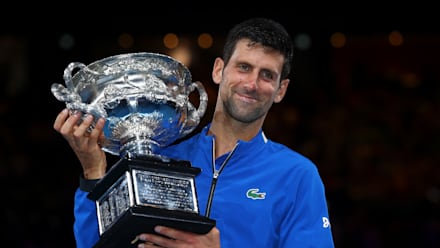 全豪OP：ジョコビッチがストレート勝ちで歴代最多7度目の優勝を飾る