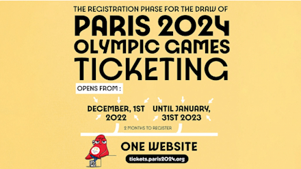 パリ2024オリンピック観戦チケット販売の第1段階、抽選に参加・登録