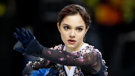 Evgenia Medvedeva Russia Performs Her Free Editorial Stock