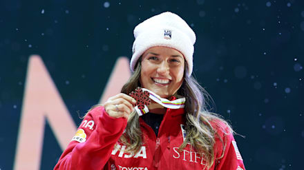 Paula Moltzan won her first medal in a major senior event at the Saalbach 2025 World Championships.