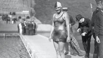 Ethelda Bleibtrey, the trailblazer for women's swimming who