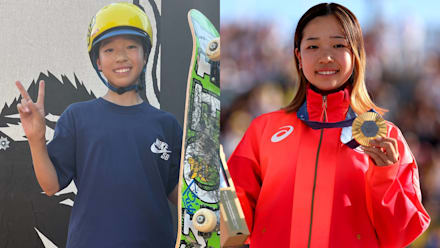 スケートボード・吉沢恋「オリンピックで1位取れたよ」／パリ2024金メダリスト
