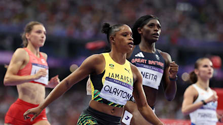 Jamaica's Tia Clayton wins dramatic women's 100m at Silesia Diamond League meet with top three separated by 0.01 seconds