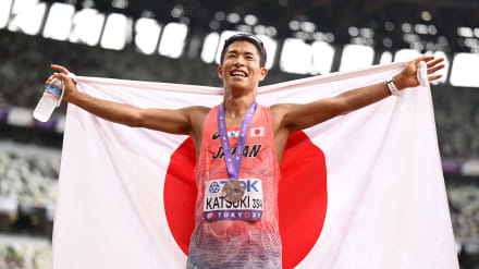 世界陸上東京2025 男子35km競歩 勝木隼人が銅メダル！