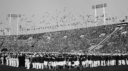 【希少】 TOKYO OLYMPICS 1964 Tokyo 1964 welcomes the world to the Olympic Stadium - Olympic News