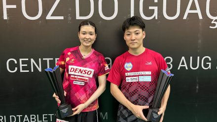 卓球・張本美和、2大会連続の2冠「（次のチャンピオンズ横浜では