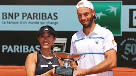 加藤未唯／T・プッツが混合ダブルス優勝初のグランドスラムV｜全仏