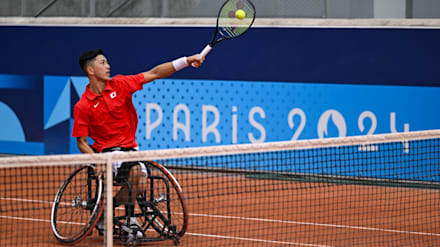 小田凱人、車いすテニス全仏オープン2連覇中の若き才能／パリ2024