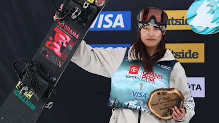 村瀬心椛が準優勝！種目別W杯ランキング首位に浮上／スノーボード