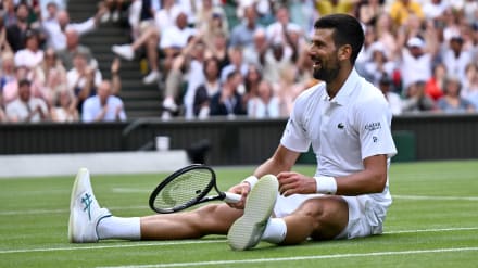 Tennis, Wimbledon 2025: Novak Djokovic celebrates 100th main draw victory  at the Championships to reach fourth round
