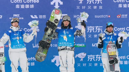 平野歩夢優勝！日本勢が表彰台独占 女子は16歳工藤が2位に