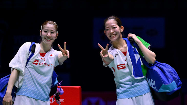 バドミントン・志田千陽＆松山奈未「最後に笑い合えるように」パリ2024オリンピック日本代表