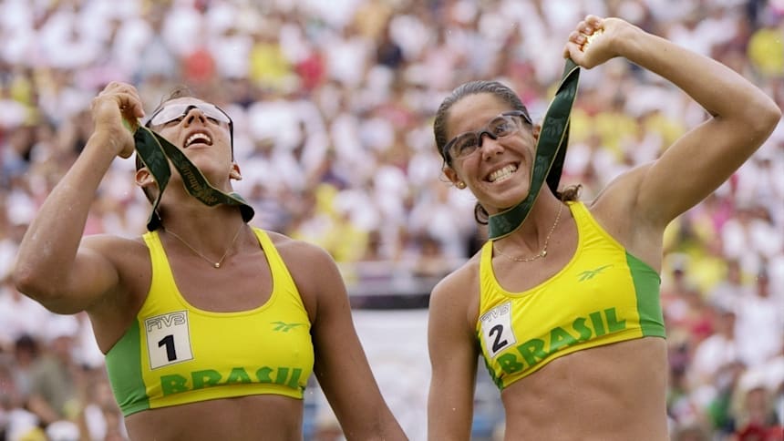 Jackie Silva e Sandra Pires foram ouro em Atlanta 1996