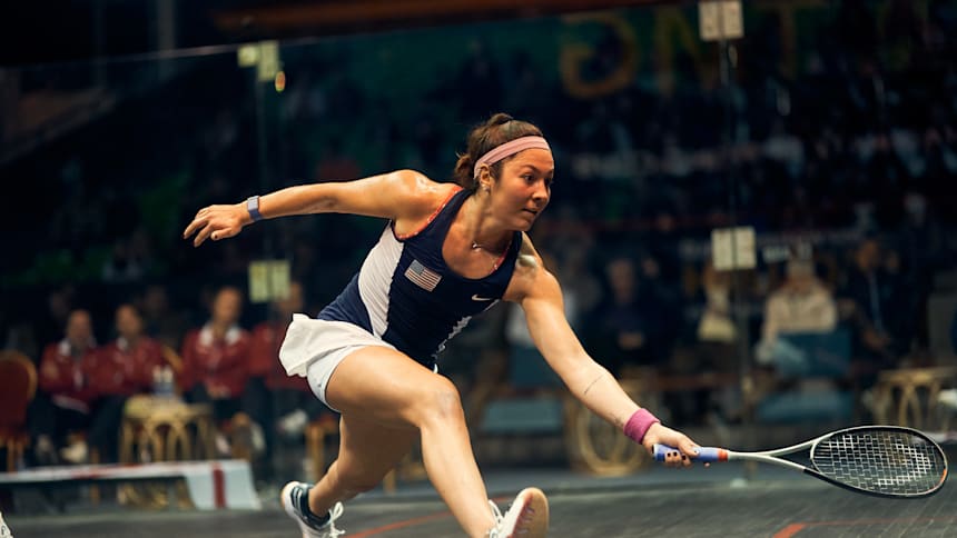 Amanda Sobhy on the charge for Team USA