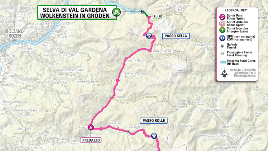 Giro d'Italia 2024, tappa 17: Selva di Val Gardena - Passo Brocon 