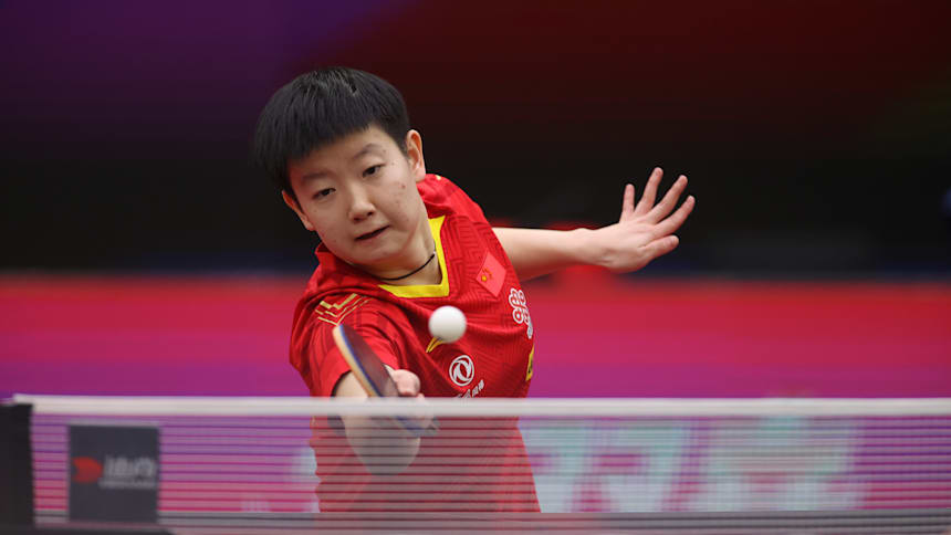 孙颖莎参加2020年ITTF世界杯比赛